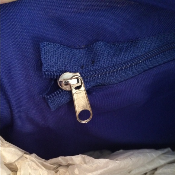 HOLLYWOOD Canvas Tote Bag w Beading - Picture 4 of 4